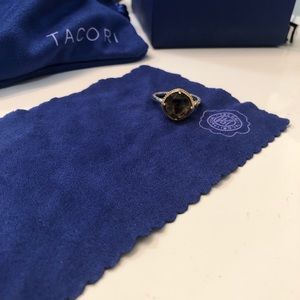 Tacori Smoky Quartz two toned ring. size 7.